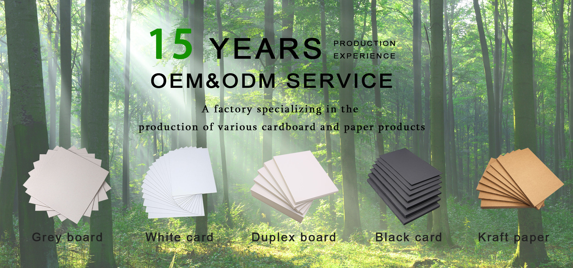 qualidade papelão cinza fábrica