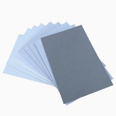 Recycled Cardboard Pulp Grey White Back Duplex Board Paper Coated For Offset Printing Single Side